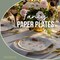 Earthtrends Heavy Duty Paper Plates for parties – Includes 8-Inch Paper Dessert Plates and 10-Inch Paper Dinner Plates – Disposable Floral Paper Plates for Parties, Weddings, Events, BBQs, Birthdays, Catering, Holidays – Elegant Tableware Set
